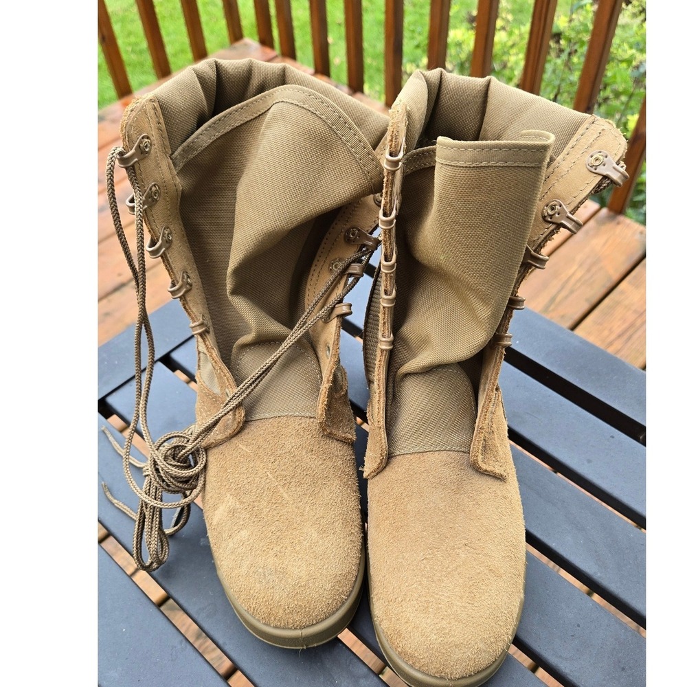 Hot Weather Army Combat Boots Coyote Vibram Mens 4.5R